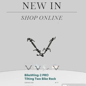 BikeWing-2 PRO Tilting Two Bike Rack